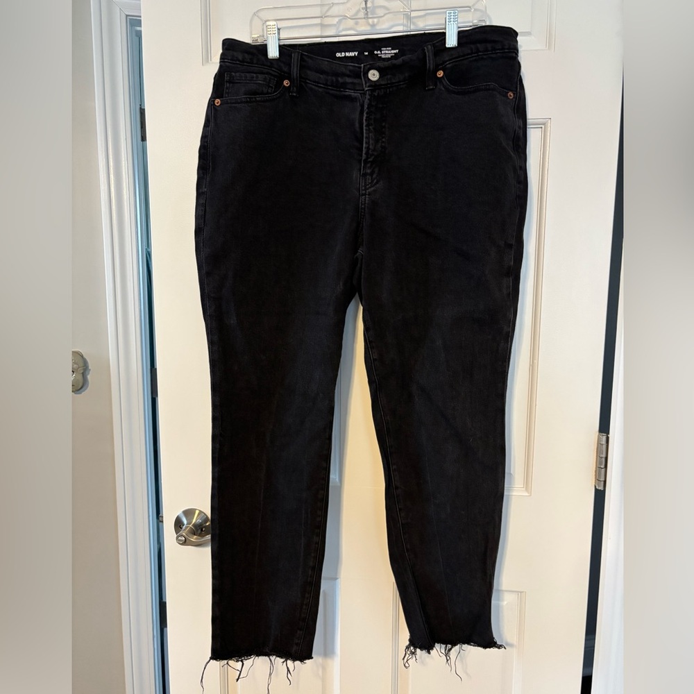 Size 14 Old Navy Women’s O.G. Straight Black Jeans